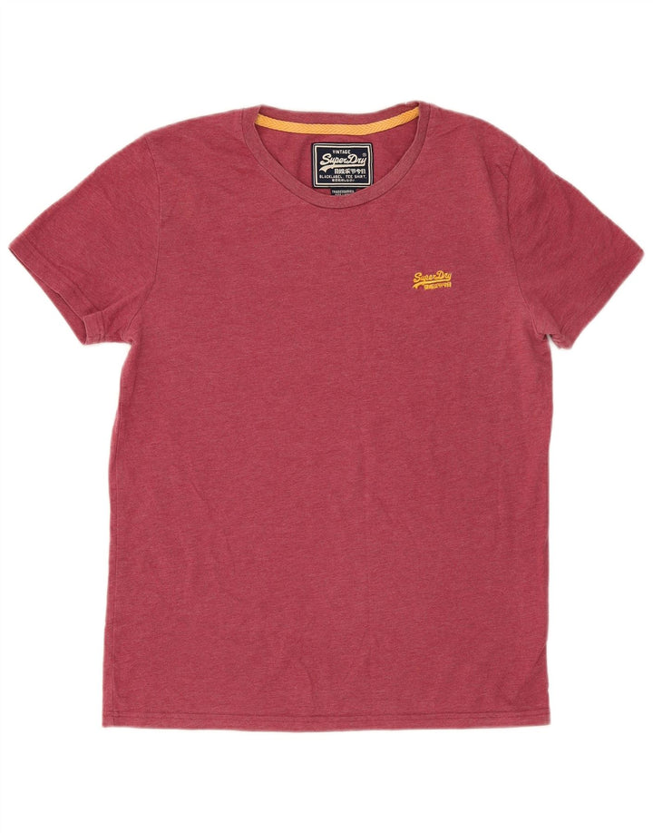 Superdry Grafisk T-shirt top til mænd, stor rød bomuld
