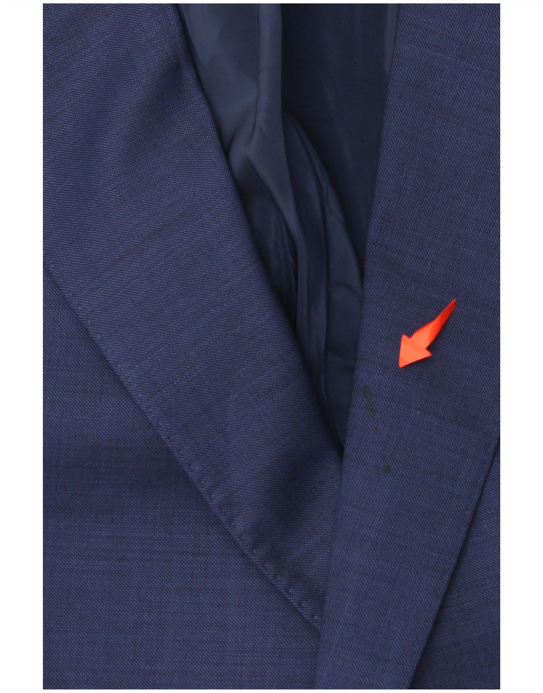 TOMMY HILFIGER Herre 2-knaps blazerjakke IT 50 Stor marineblå uld