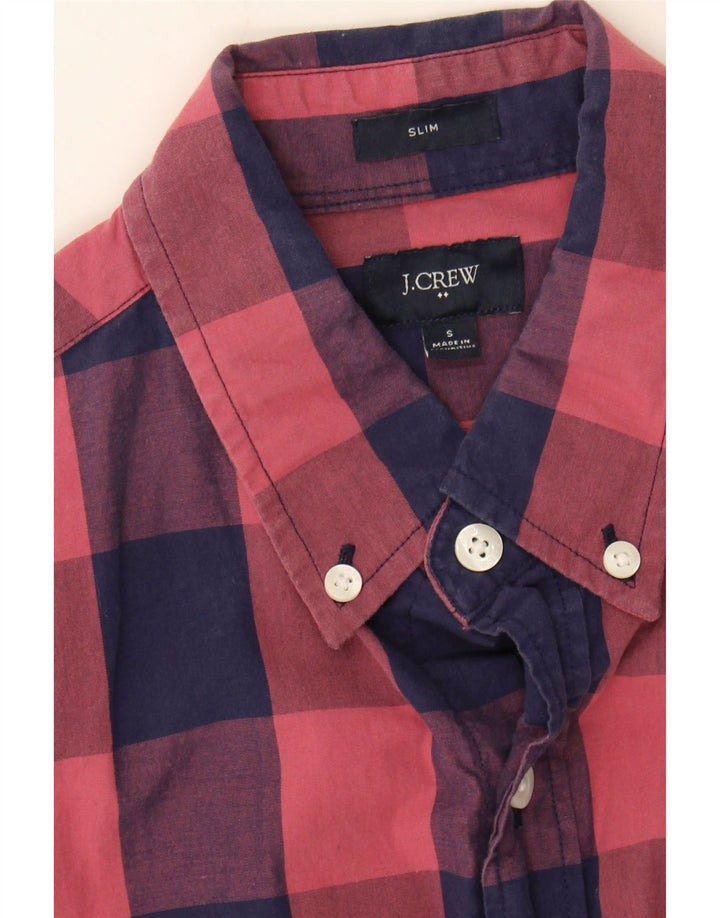 J. CREW Mens Slim Shirt Small Navy Blue Cotton Vintage J. Crew and Second-Hand J. Crew from Messina Hembry 