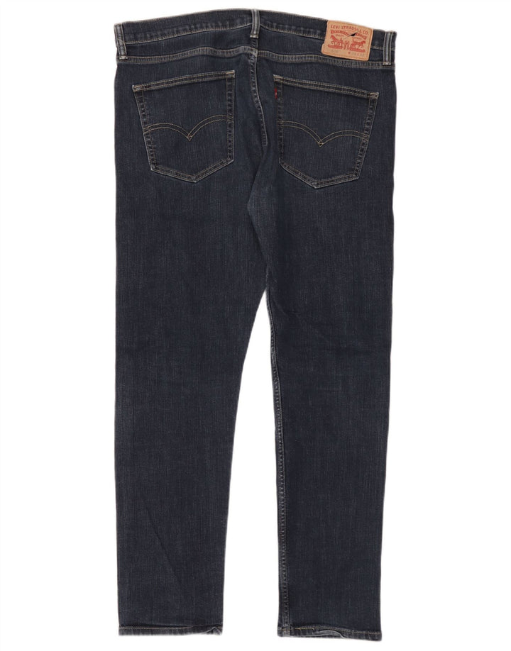 Levi's Herre 508 Slim Jeans W36 L32 Marineblå Bomuld