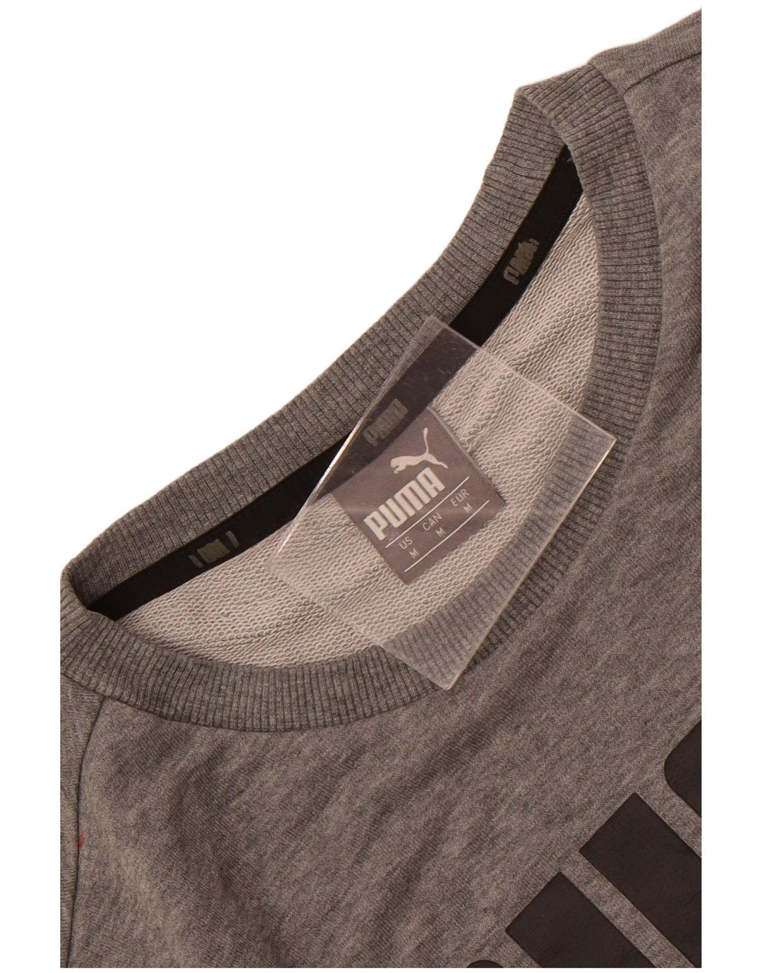 Puma Herre grafisk sweatshirt Jumper Medium Grey Flecked Bomuld