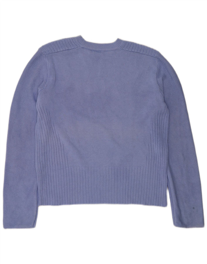 Puma herre rund hals sweater stor blå akryl