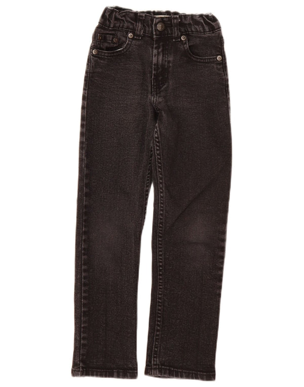 LEVI'S Boys 511 Slim Jeans 6-7 år W20 L22 sort bomuld