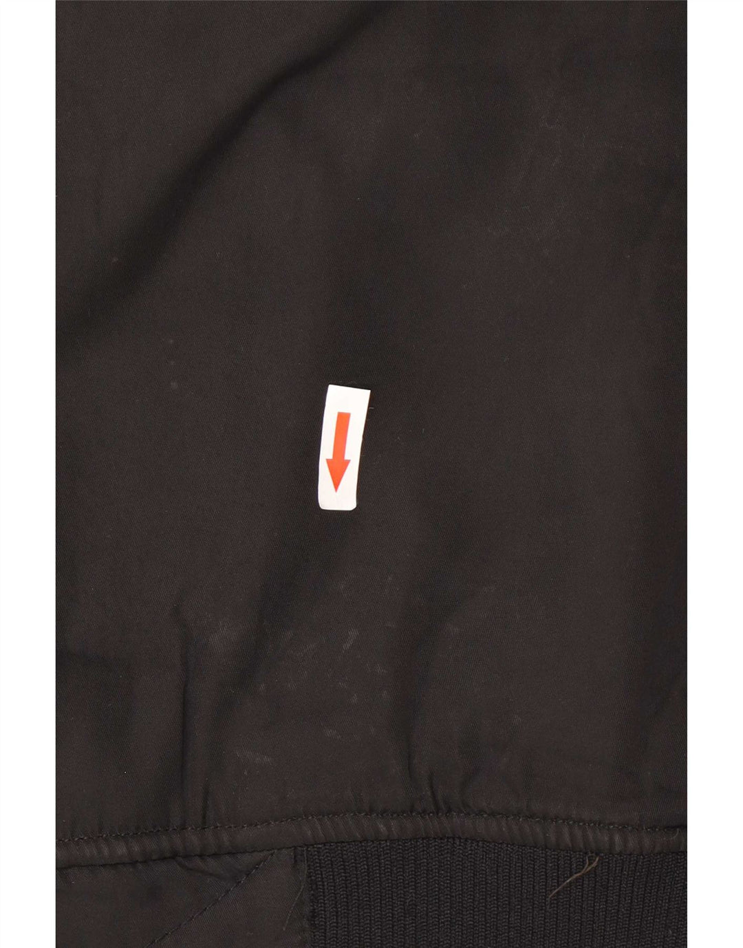 Zara Sherpa Bomber Jacket UK 14 Medium Sort Polyester til kvinder
