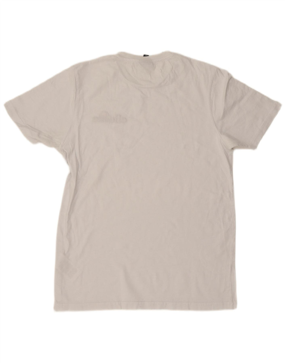 Ellesse Herre T-Shirt Top Stor Hvid Bomuld