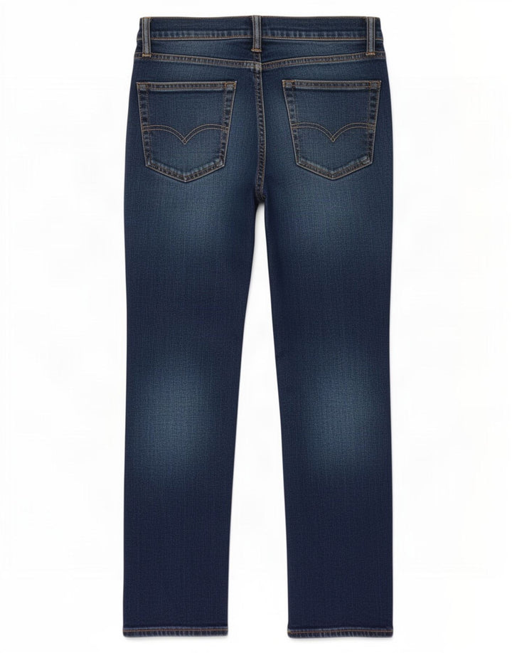 Levi's Distressed Slim Jeans til mænd W32 L27 blå bomuld