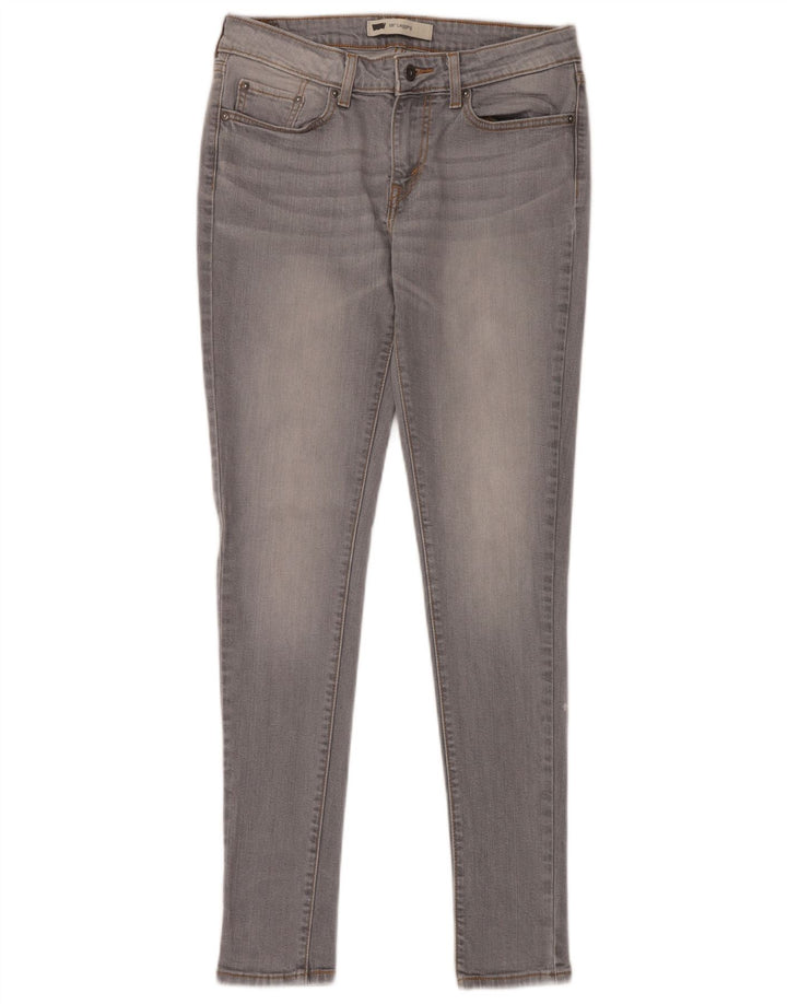 LEVI'S Dame 535 Legging Skinny Jeans W30 L32 Grå Bomuld