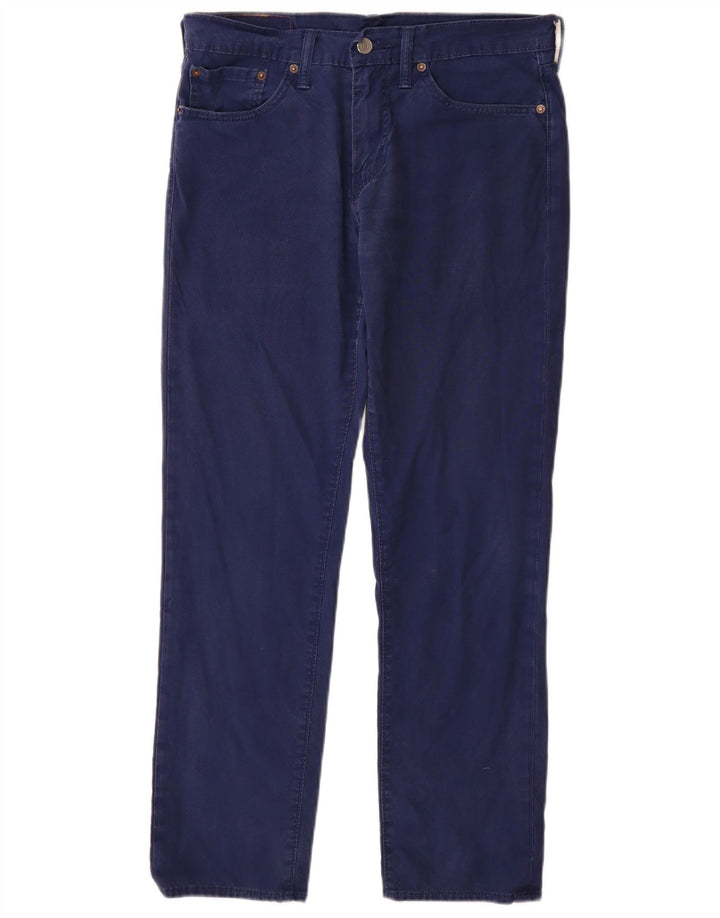 LEVI'S Herre 511 Slim Casual Bukser W31 L30 Marineblå Bomuld