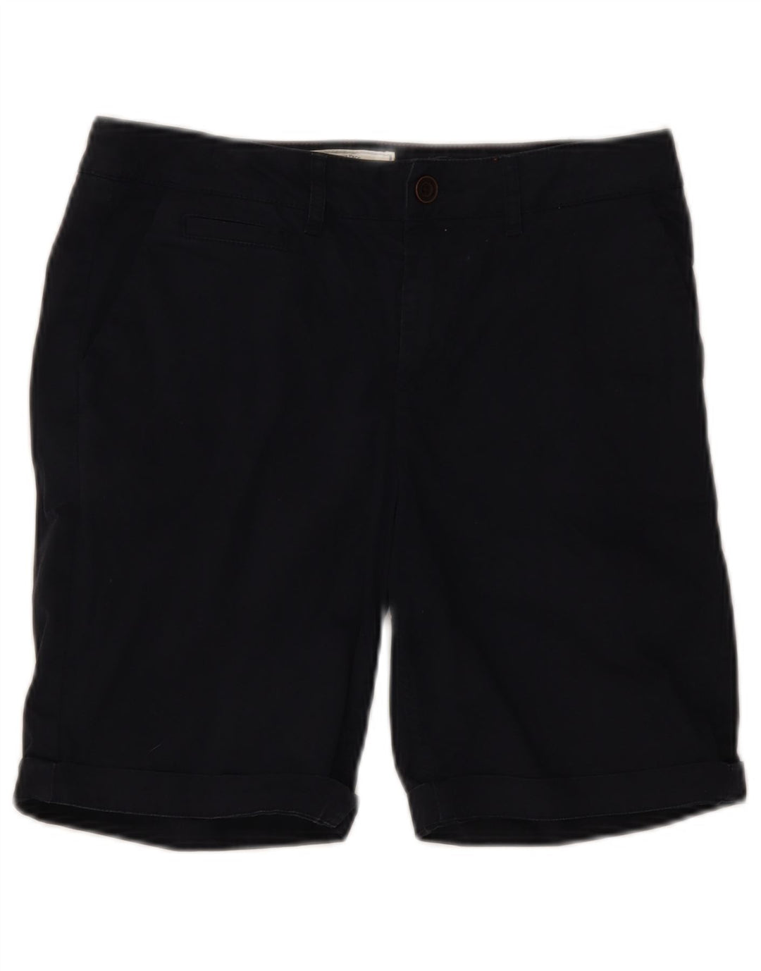 Fat Face Dame Bermuda Shorts UK 10 Small W32 Navy Blue Bomuld