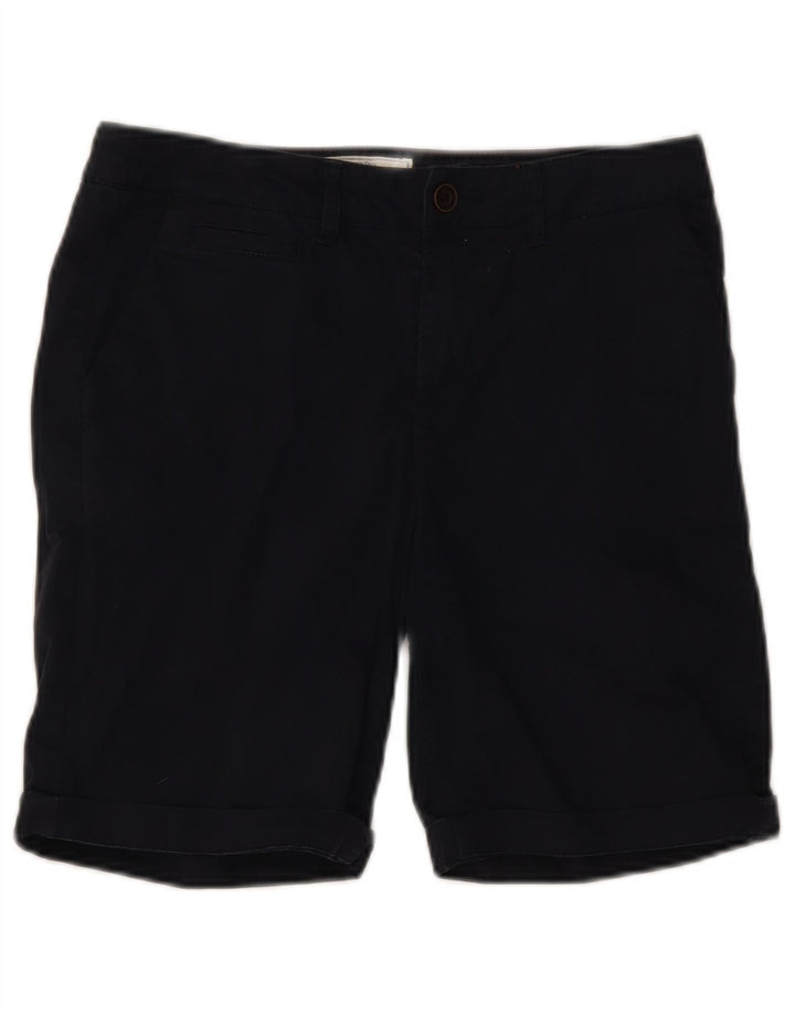 Fat Face Dame Bermuda Shorts UK 10 Small W32 Navy Blue Bomuld