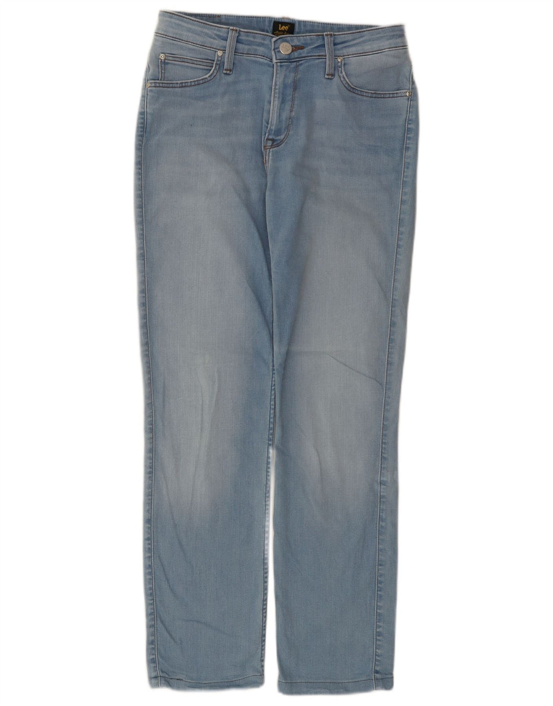 Lee Dame Marion Straight Jeans W29 L28 Blå Bomuld