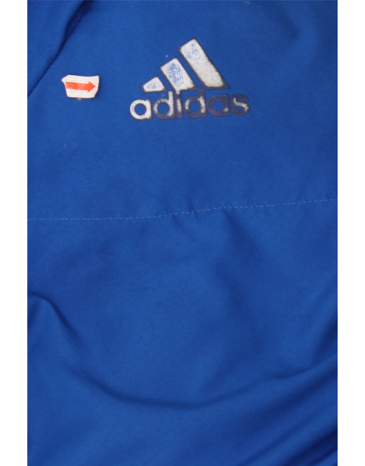 ADIDAS Herre Hætte Vendbar Polstret Gilet UK 42 XL Blå