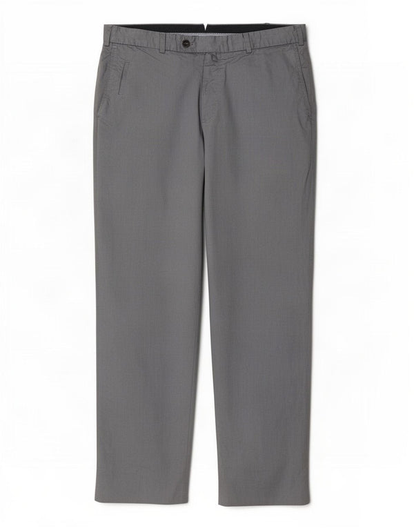 Massimo Dutti Dame Lige Chino Bukser EU 42 Large W34 L31 Grå