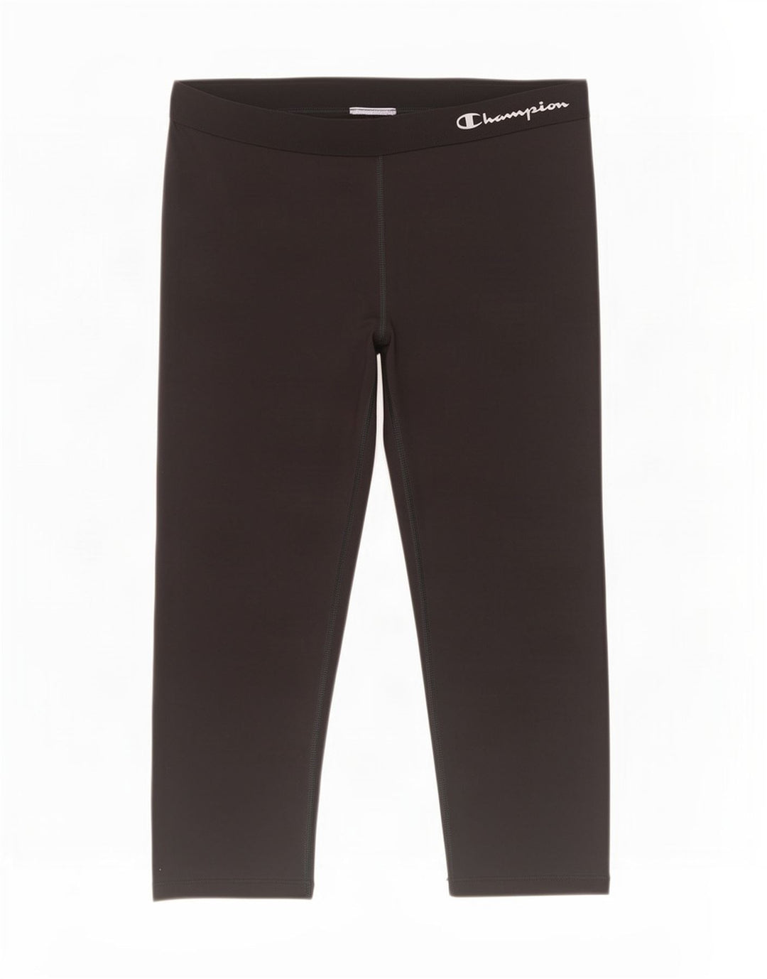 Champion Kvinder Grafisk Capri Leggings UK 14 Medium Sort
