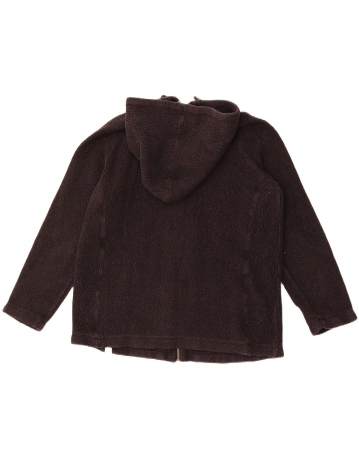 Fat Face Dame Hættetrøje Sweater UK 14 Medium Sort Bomuld