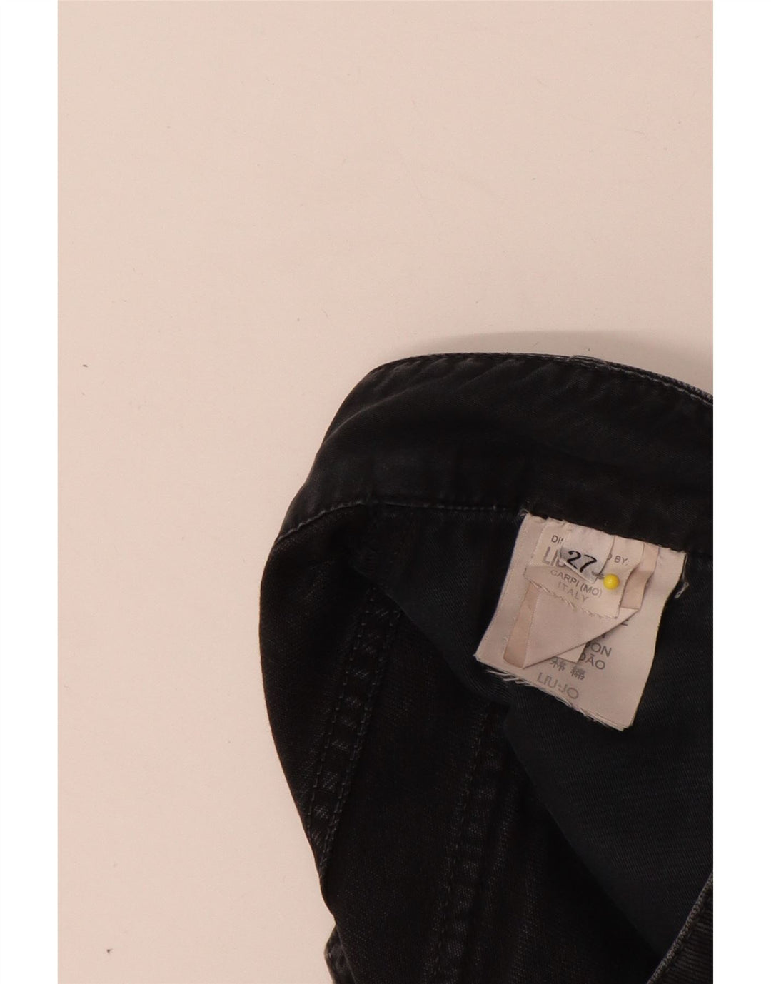 Liu Jo Dame Slim Jeans W27 L33 Sort Bomuld