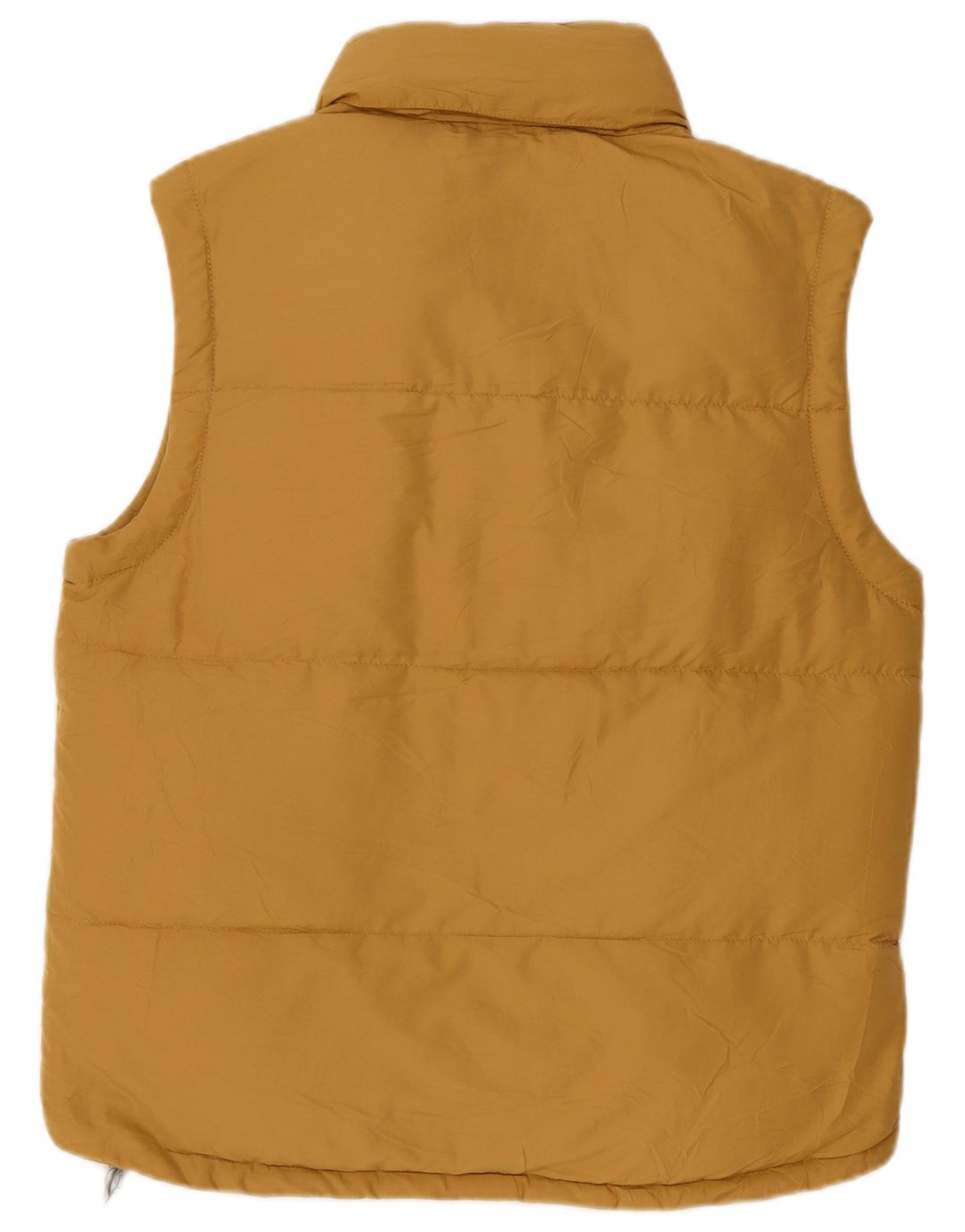 KAPPA Mens Padded Gilet UK 38 Medium Yellow Polyester