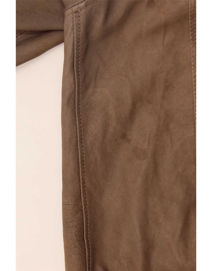 Jeckerson Herre Læderjakke UK 42 XL Brun