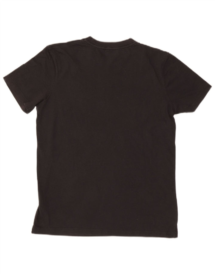 ASICS drenge grafisk t-shirt top 13-14 år lille sort bomuld