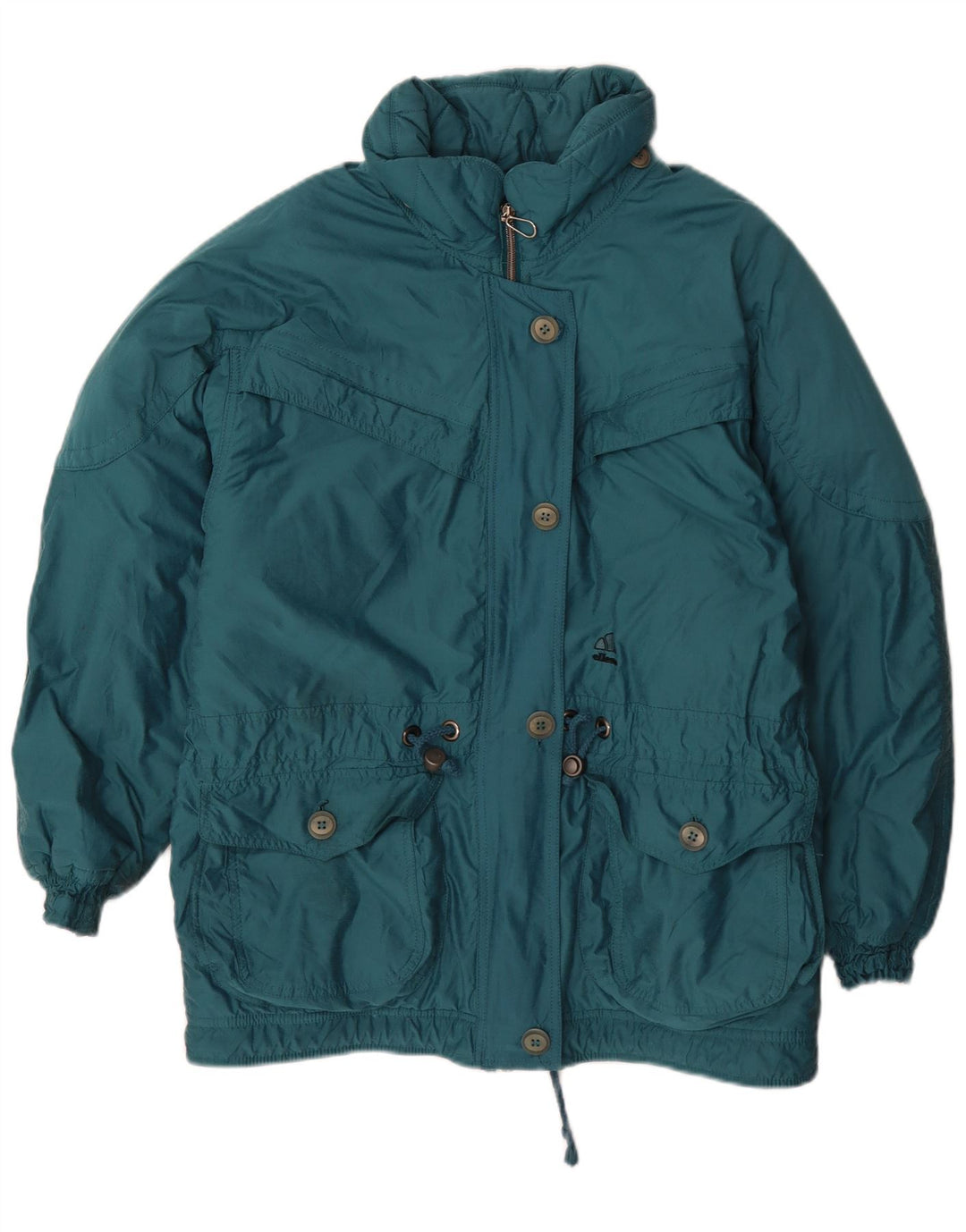 Ellesse Dame Windbreaker Coat IT 42 Medium Green Polyester