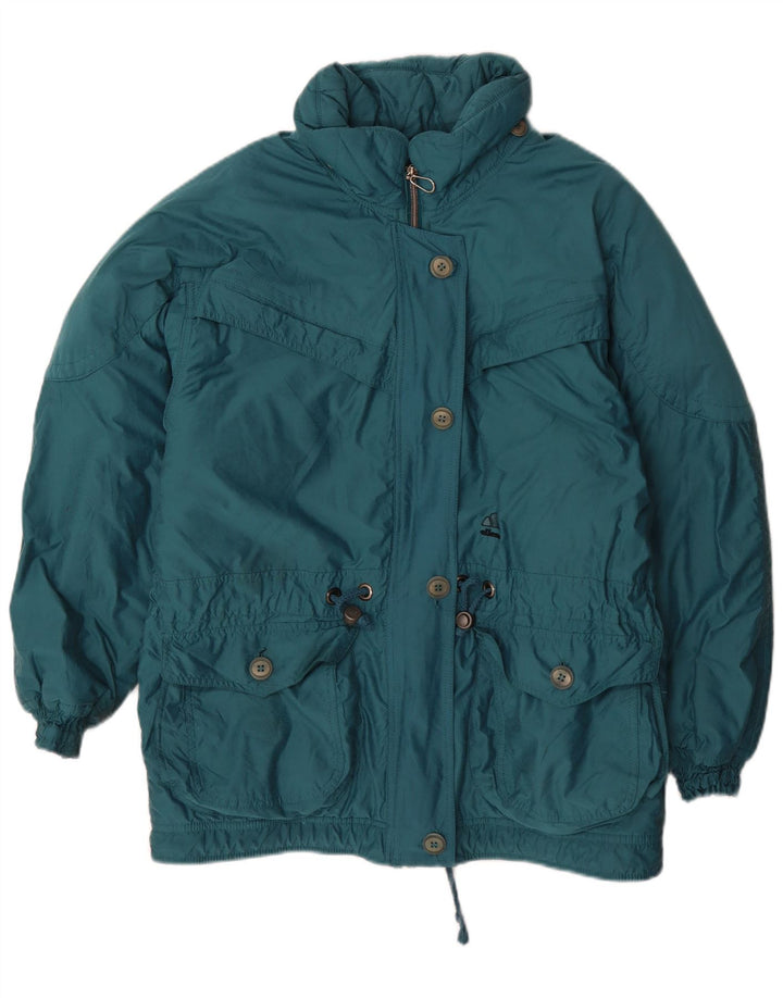 Ellesse Dame Windbreaker Coat IT 42 Medium Green Polyester