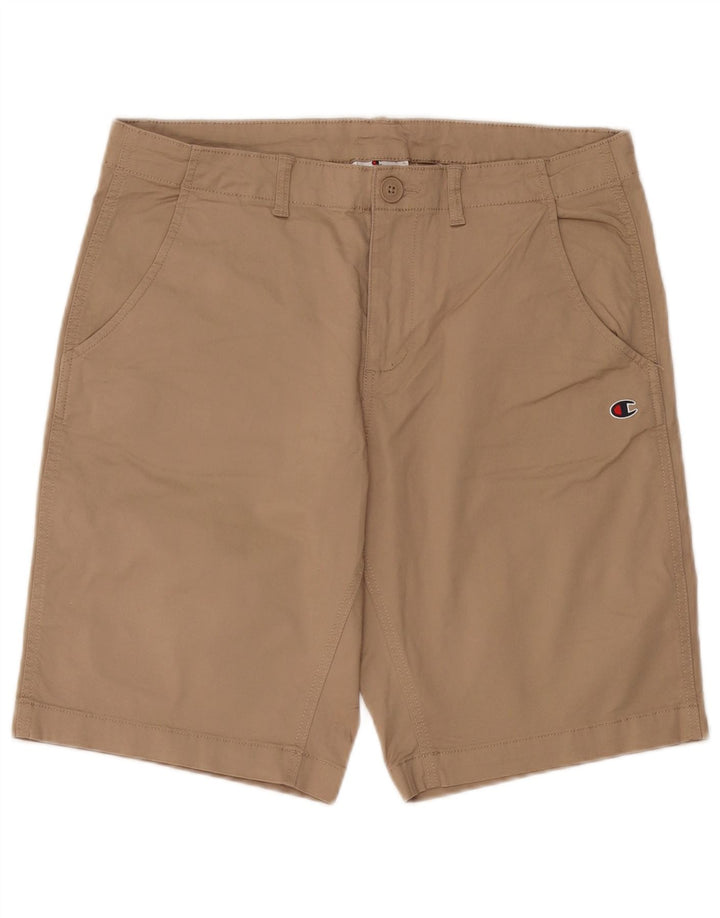 CHAMPION Casual Shorts til mænd store W36 beige bomuld
