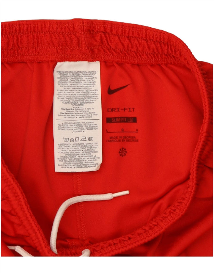 Nike Herre Dri Fit Slim Fit Sportshorts Store Røde Polyester
