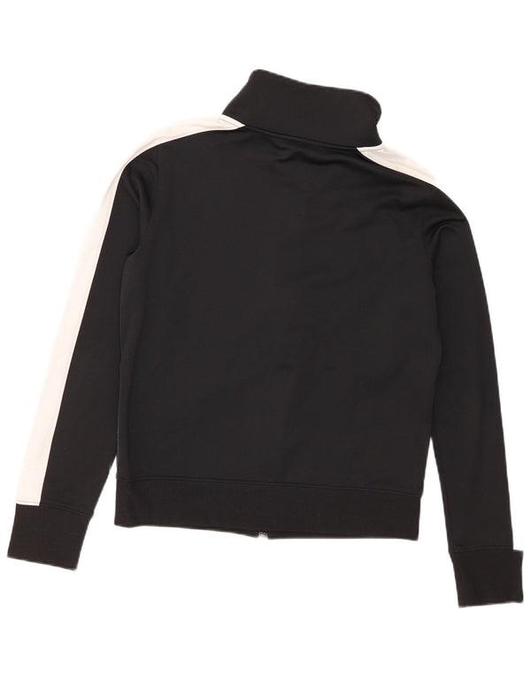 Under Armour Womens Tracksuit Top Jacket UK 6 XS Black Colourblock