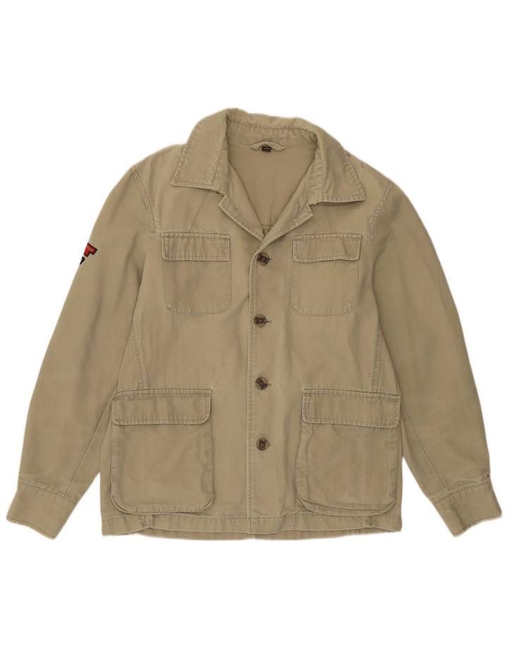 Vintage Herre Utility Jacket IT 48/50 Medium Khaki