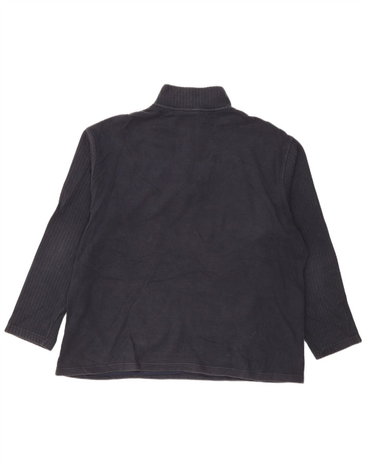 Fila Sweatshirt med lynlås til mænd XL marineblå