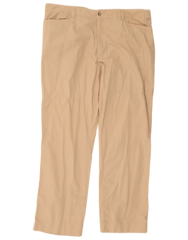 Pierre Cardin Herre lige fritidsbukser IT 54 2XL W42 L31 Beige Bomuld