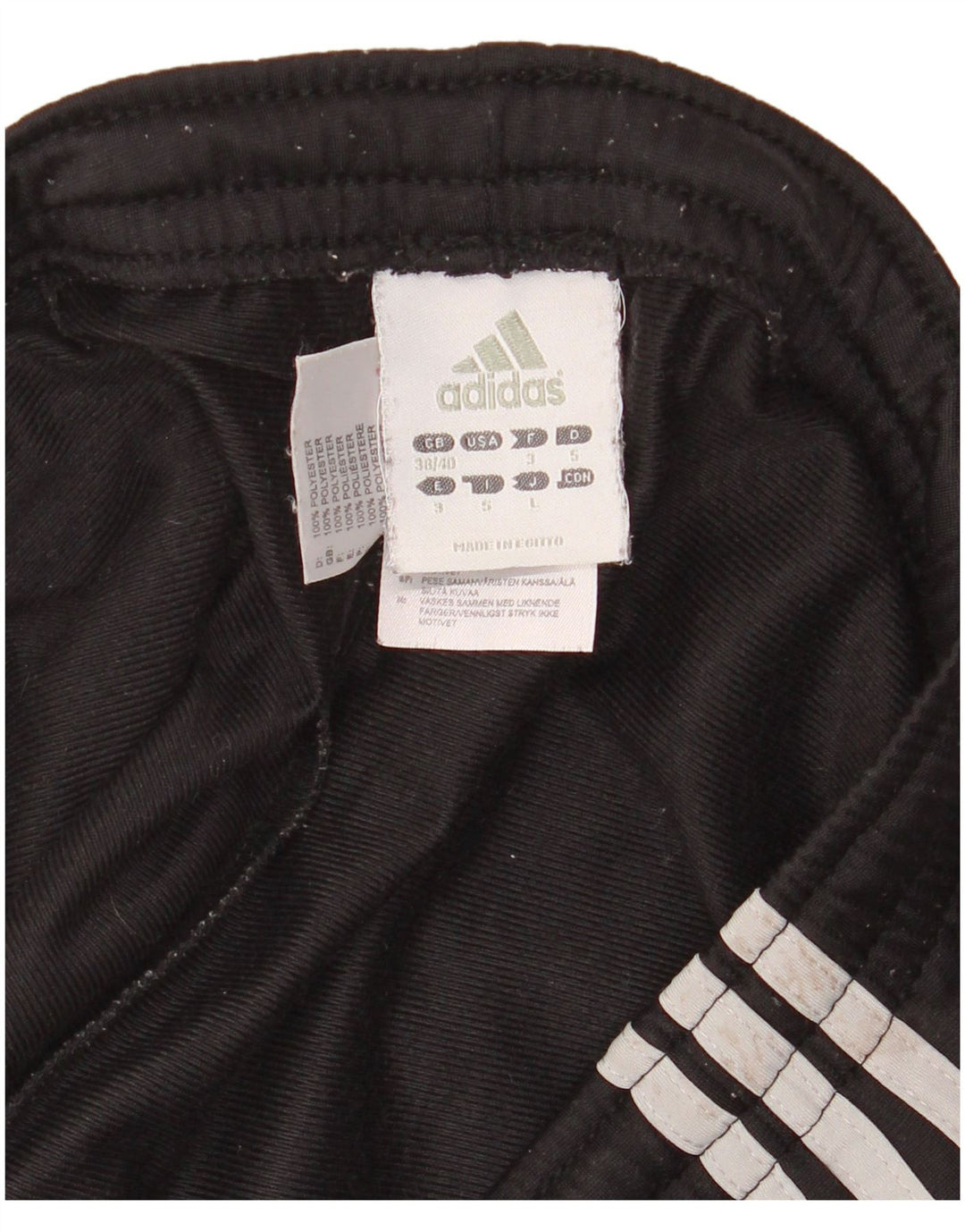 Adidas Træningsdragtsbukser til mænd UK 38/40 Medium Sort Polyester
