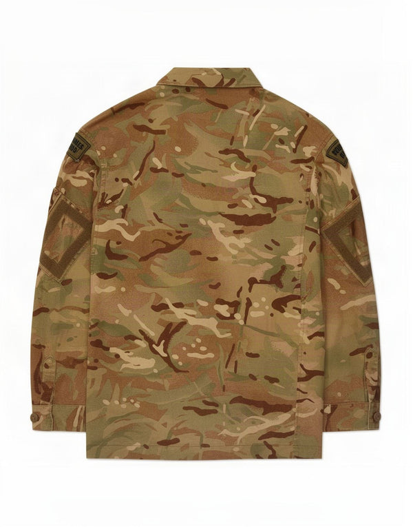 Vintage Herre Military Jacket UK 36 Small Khaki Camouflage