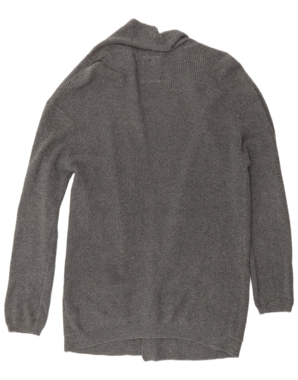 Zara Piger Loose Fit Åben Cardigan Sweater 9-10 År Grå Bomuld
