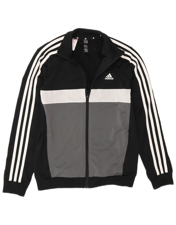 Adidas Træningsdragt Topjakke til drenge 11-12 år Sort Colourblock Polyester