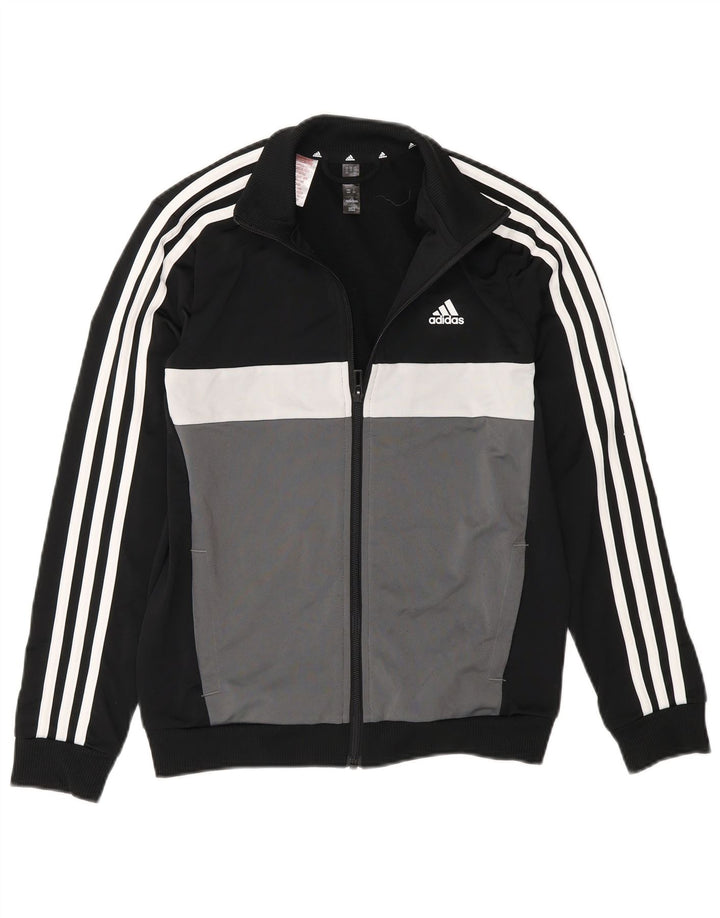 Adidas Træningsdragt Topjakke til drenge 11-12 år Sort Colourblock Polyester