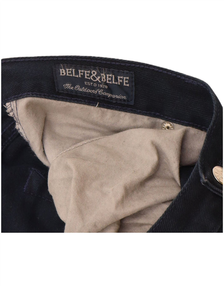 Belfe & Belfe Straight Jeans til mænd W40 L30 Marineblå bomuld