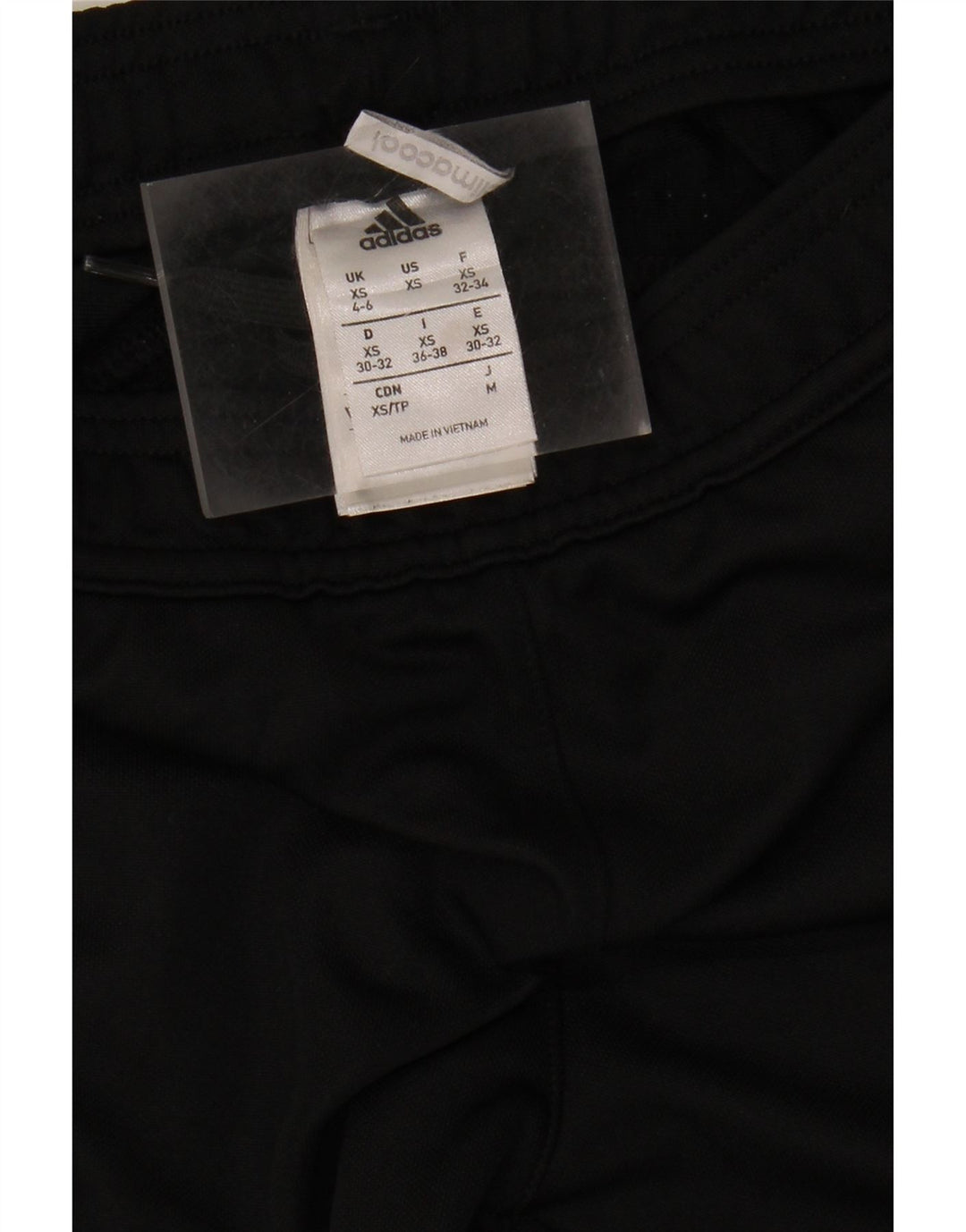 ADIDAS Womens Climacool Tracksuit Trousers UK 4/6 XS  Black Polyester