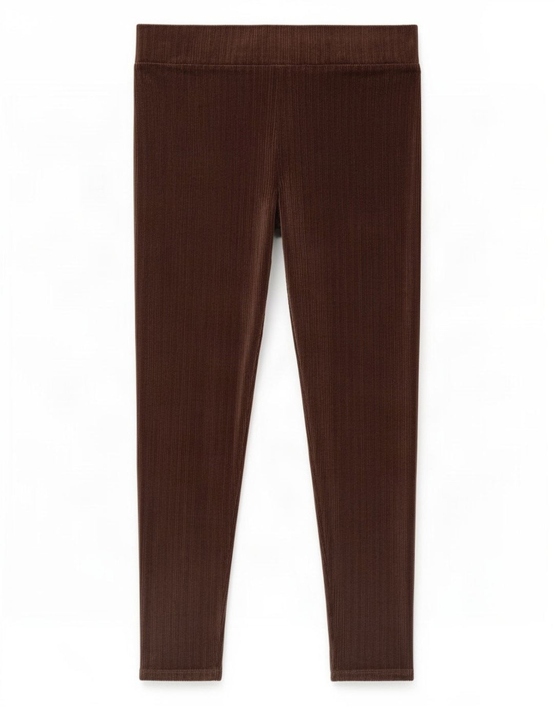 Marks & Spencer Velour Leggings til kvinder UK 16 Stor brun polyester