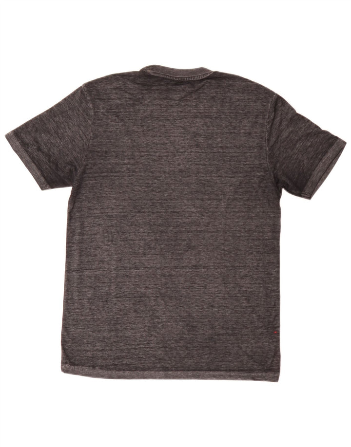 Hard Rock Cafe Herre Malta Grafisk T-Shirt Top Medium Grå Bomuld