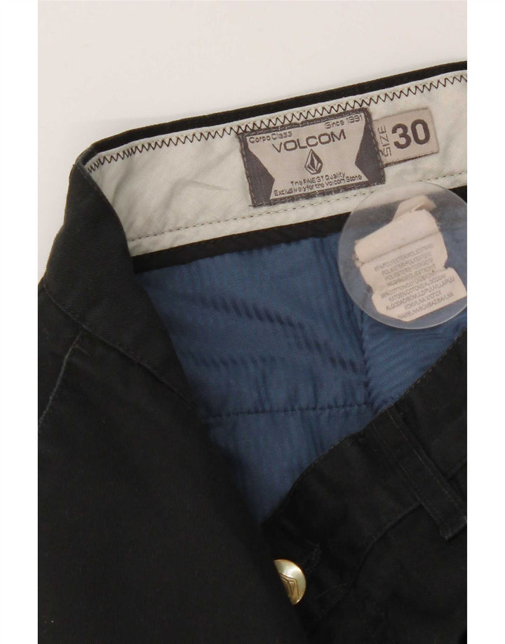 Volcom Herre Lige Chino Bukser W30 L31 Sort Polyester