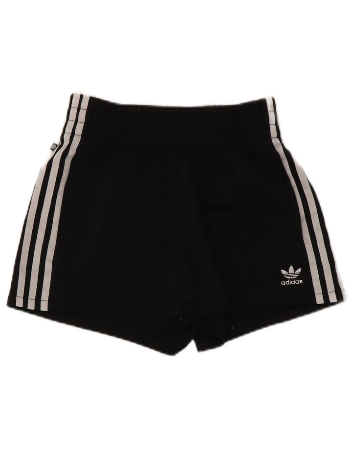 Adidas sportsshorts til kvinder UK 4/6 XS sort polyester