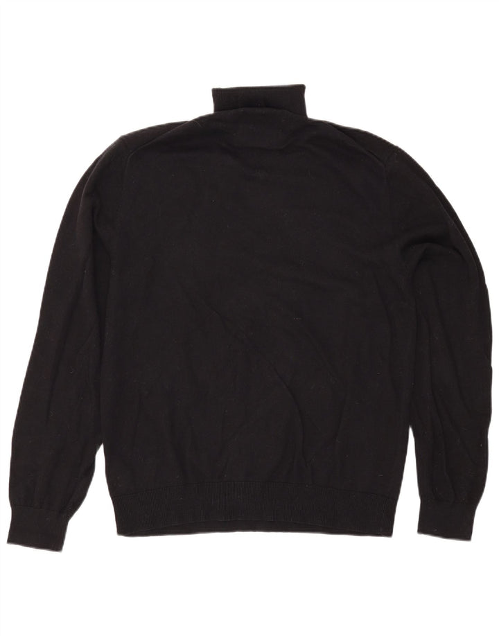 Jack Wills Herre rullehals sweater stor sort bomuld