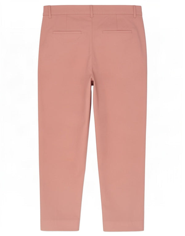 Marks & Spencer koniske Chinobukser til kvinder UK 18 XL W38 L27 Pink Bomuld