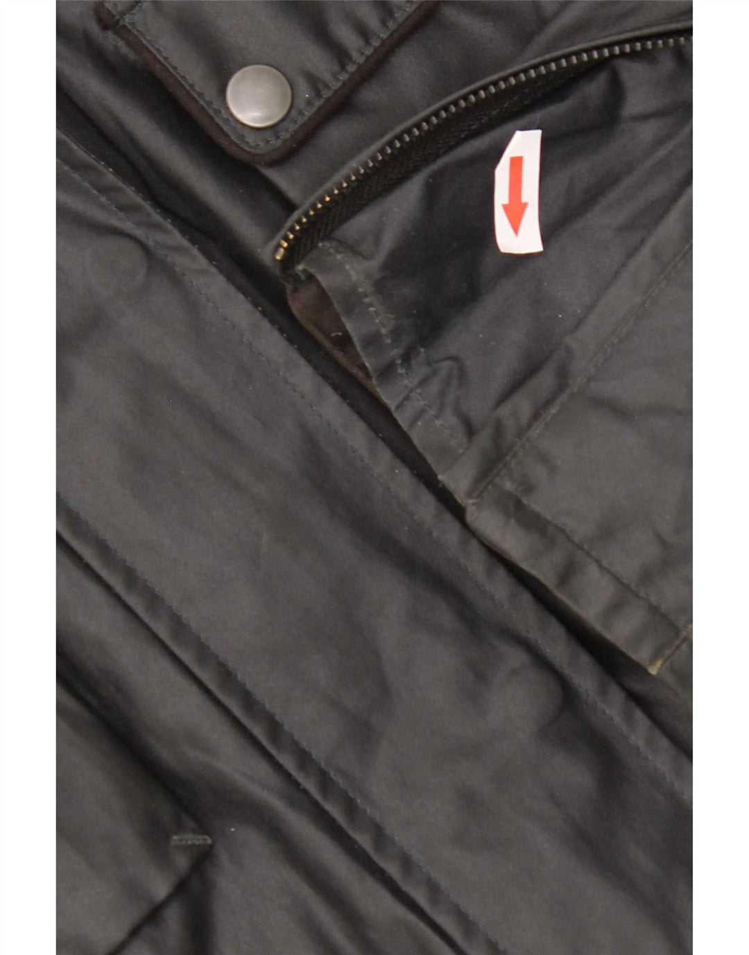 Belstaff Womens Utility Jacket IT 46 Stor marineblå bomuld