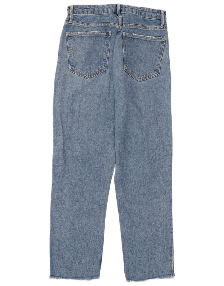 Zara Womens High Rise Tapered Jeans EU 40 Medium W30 L27 Blue