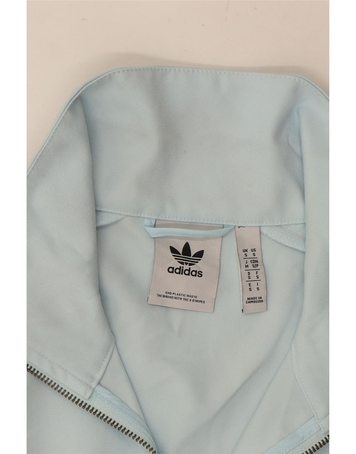 ADIDAS Mens Tracksuit Top Jacket Small Blue Polyester Vintage Adidas and Second-Hand Adidas from Messina Hembry 