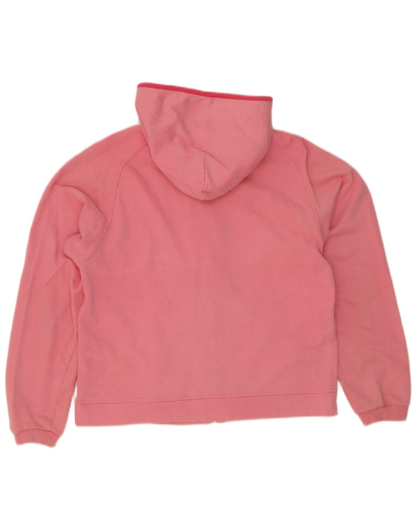 Champion hættetrøje til kvinder med lynlås UK 14 Medium Pink Bomuld