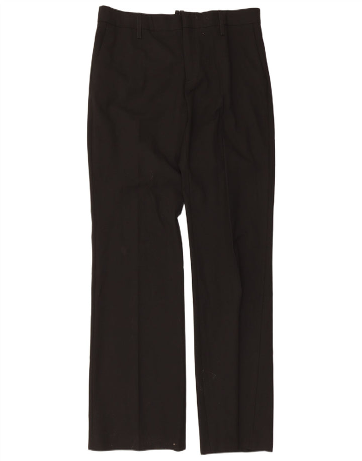 Zara Lige Chinobukser til kvinder EU 40 Medium W30 L34 Sort Polyester