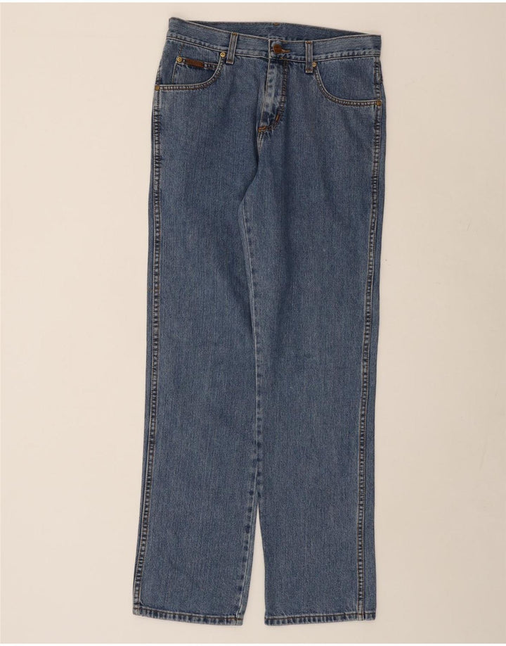 WRANGLER Herre Ohio Straight Jeans W30 L32 Blå Bomuld